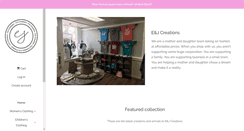 Desktop Screenshot of eandjcreations.com